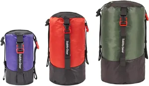 Ultra-Light Compression Stuff Sack, 70D Nylon Sleeping Bag Stuff Sack 1L/5L/7L/17L/25L Compression Bag Space Saving Gear for Camping Hiking Backpacking