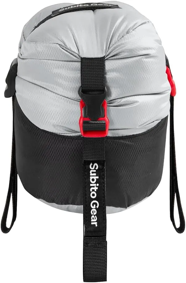 Ultra-Light Compression Stuff Sack, 70D Nylon Sleeping Bag Stuff Sack 1L/5L/7L/17L/25L Compression Bag Space Saving Gear for Camping Hiking Backpacking