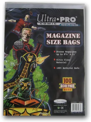 Ultra Pro Magazine Size Bags 8 5/8