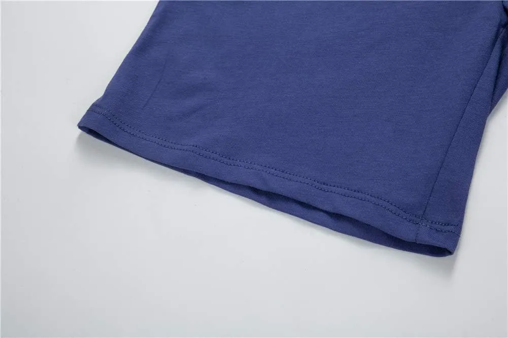 UNACOO Unisex Kids 2-Pack 100% Cotton Shorts for Boys and Girls (Age 3-12 Years)