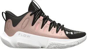 Under Armour Women's UA Flow Breakthru 4 Basketball Shoes (Black/Metallic Rose Gold/White - 003, US Footwear Size System, Adult, Women, Numeric, Medium, 8)