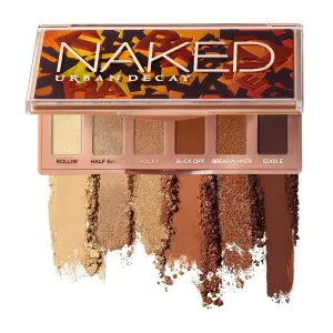 Urban Decay Naked Mini Eyeshadow Palette, 6 Multi-use Shades, Ultra-Blendable, Long-lasting Wear, Crease-free, Matte Shimmer or Metallic Colors, Travel Mini Palette