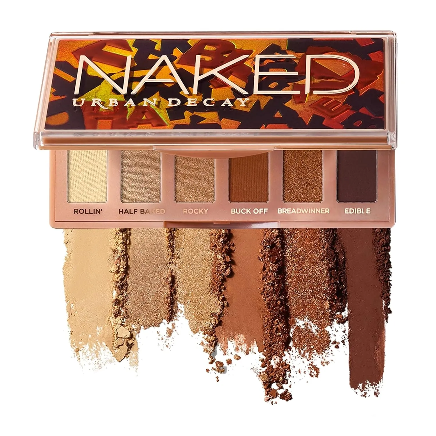 Urban Decay Naked Mini Eyeshadow Palette, 6 Multi-use Shades, Ultra-Blendable, Long-lasting Wear, Crease-free, Matte Shimmer or Metallic Colors, Travel Mini Palette