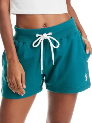 U.S. Polo Assn. Womens Sweat Shorts with Pockets - French Terry Pajama Lounge Shorts for Women
