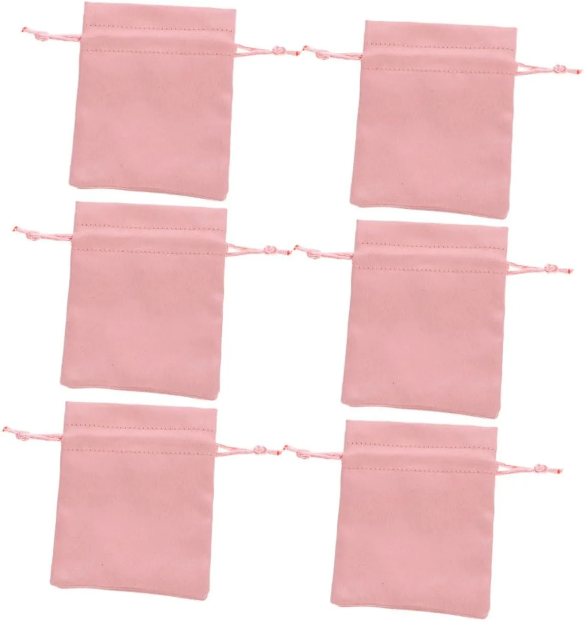 UTHCLO Drawstring Candy Bag Treats Pouch 6 Pieces Storage Bag for Snacks Elegant and Festive for New Year's Celebrations