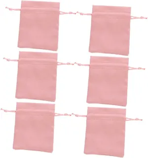 UTHCLO Drawstring Candy Bag Treats Pouch 6 Pieces Storage Bag for Snacks Elegant and Festive for New Year's Celebrations