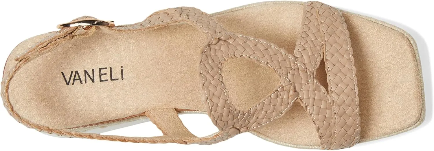 VANELi Womens Emalia Metallic Platform Casual Sandals Casual Low Heel 1-2" - Gold