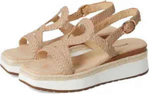 VANELi Womens Emalia Metallic Platform Casual Sandals Casual Low Heel 1-2" - Gold