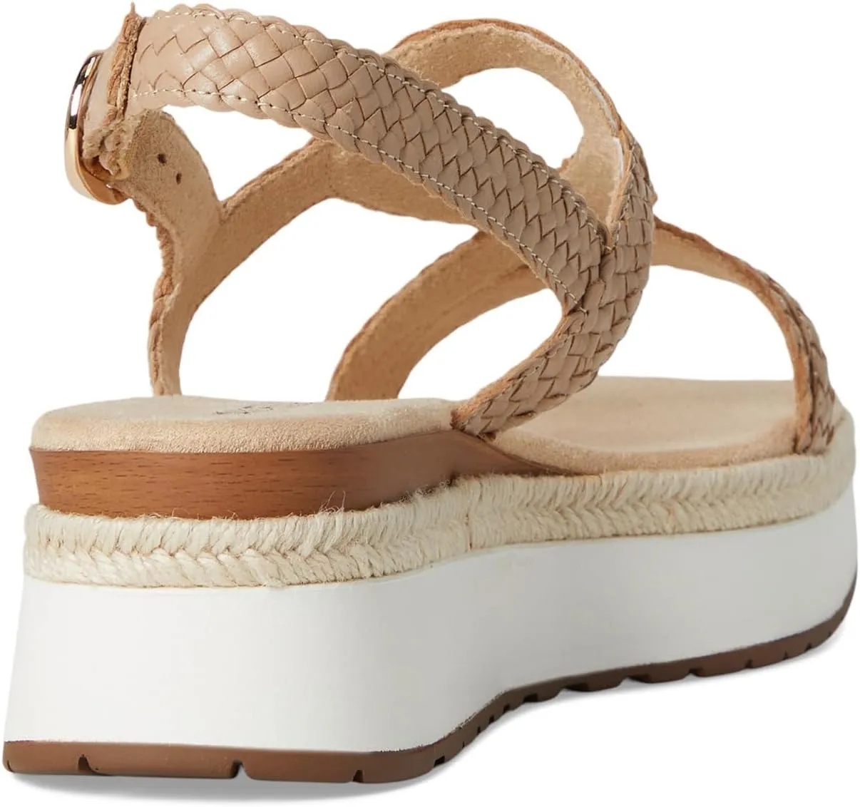 VANELi Womens Emalia Metallic Platform Casual Sandals Casual Low Heel 1-2" - Gold