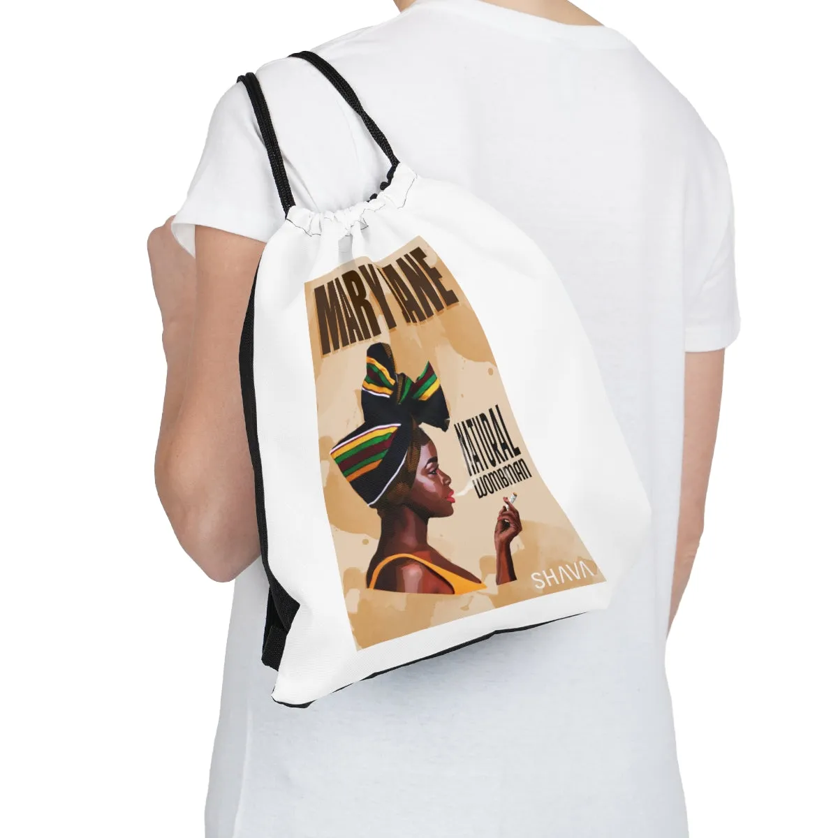 VCC  Accessories Bags /Outdoor Drawstring Bag/ Natural Wombman