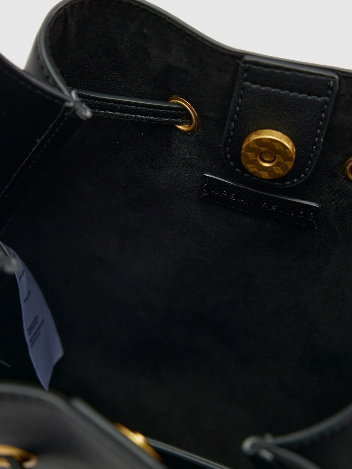 Vegan Leather Drawstring Bucket Bags