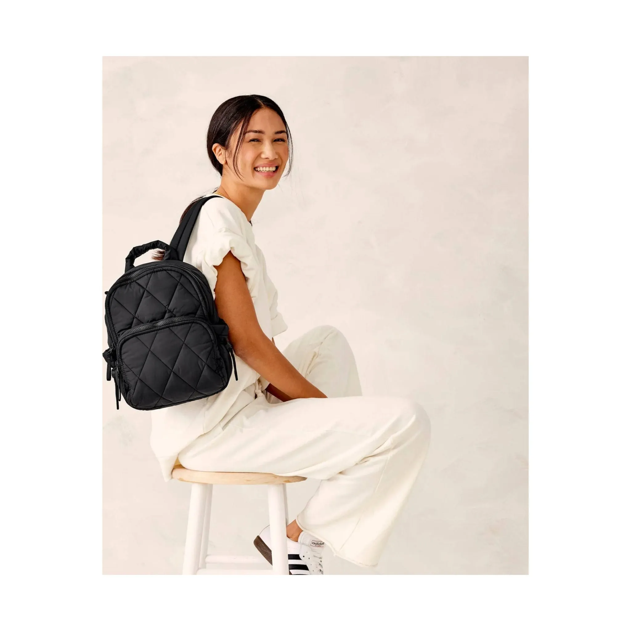Vera Bradley Small Banbury Backpack - Moonless Night In Featherweight