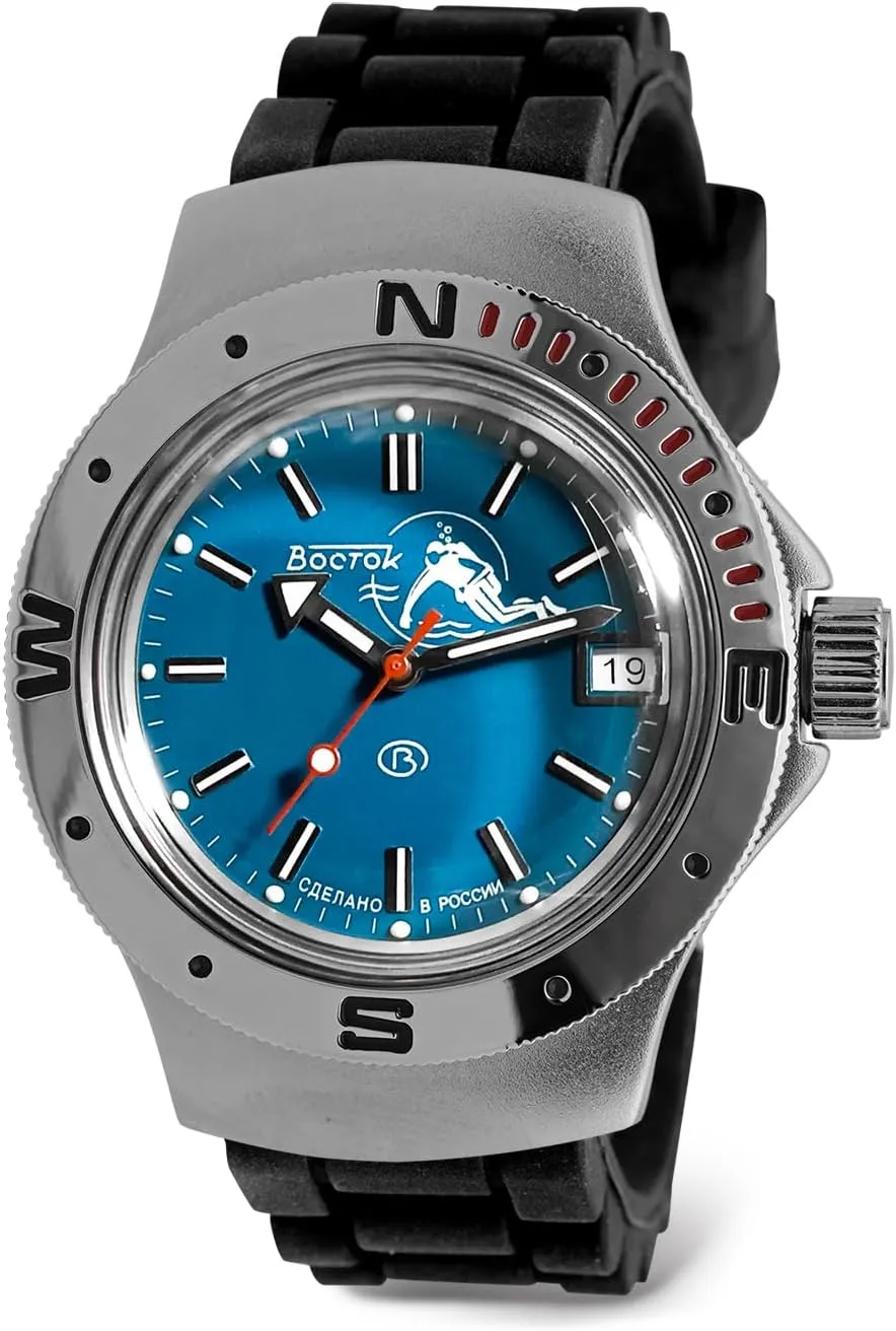 VOSTOK | Amphibia 060059 Scuba Dude Automatic Self-Winding Diver Wrist Watch