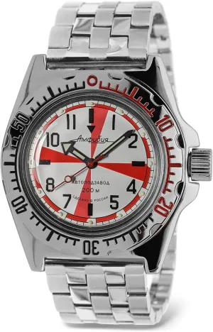 VOSTOK | Amphibia 110750 Radio Room Automatic Self-Winding Diver Wrist Watch