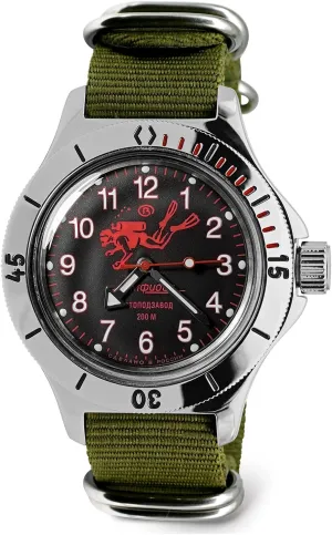 VOSTOK | Amphibia 120657 Scuba Dude Automatic Self-Winding Diver Wrist Watch