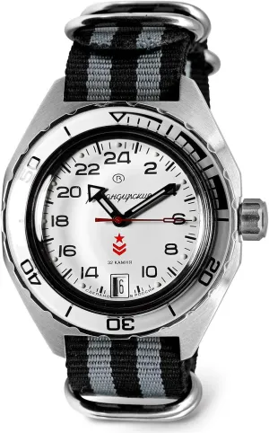 VOSTOK | Komandirskie 650546 GMT Automatic Mechanical Self-Winding Diver Wrist Watch