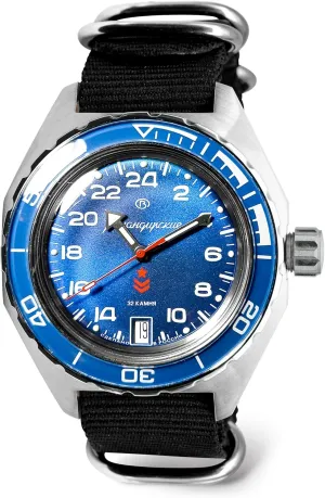Vostok | Komandirskie 650547 GMT Automatic Mechanical Self-Winding Diver Wrist Watch