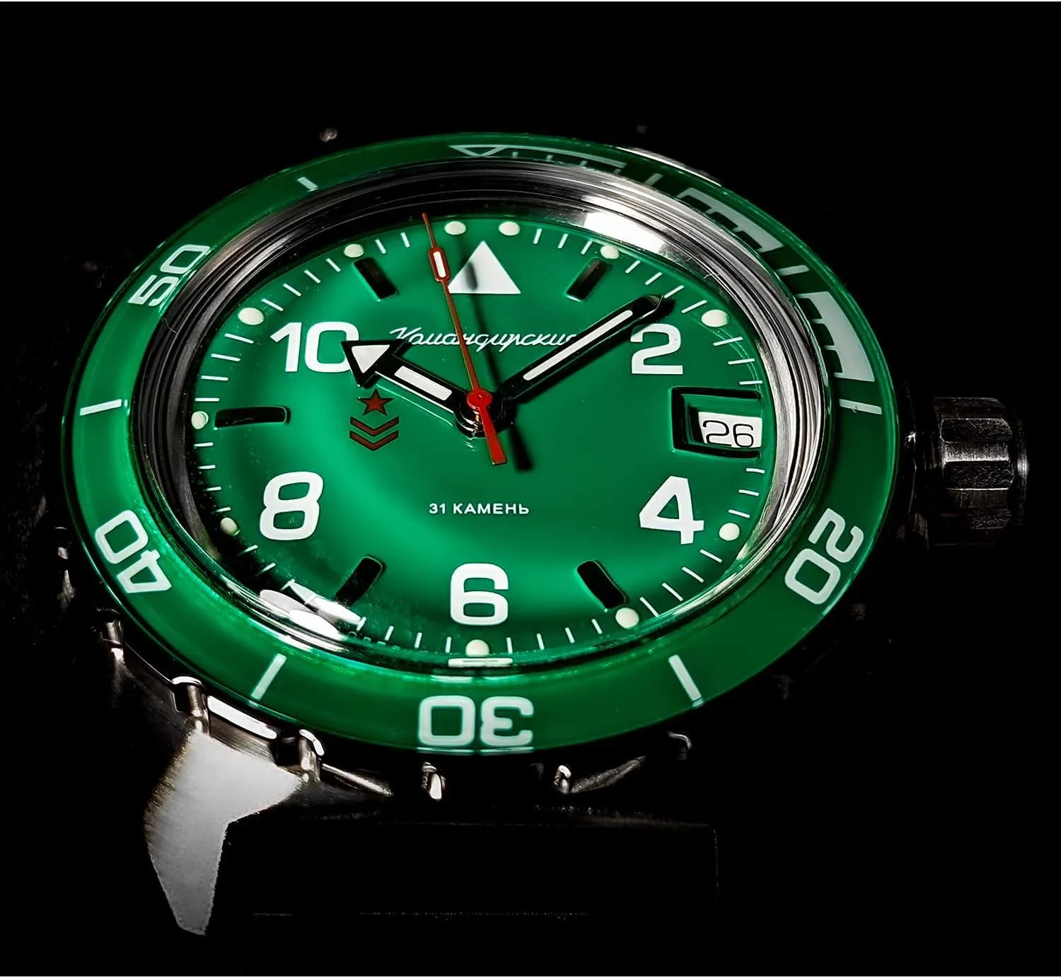 VOSTOK | Komandirskie 650858 Automatic Mechanical Self-Winding Diver Wrist Watch