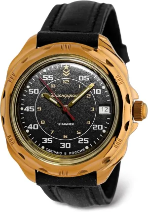 VOSTOK | Komandirskie Classic Red Army Commander Russian Military Mechanical Wrist Watch | Fashion | Business | Casual Men’s Watches | Model Series 179