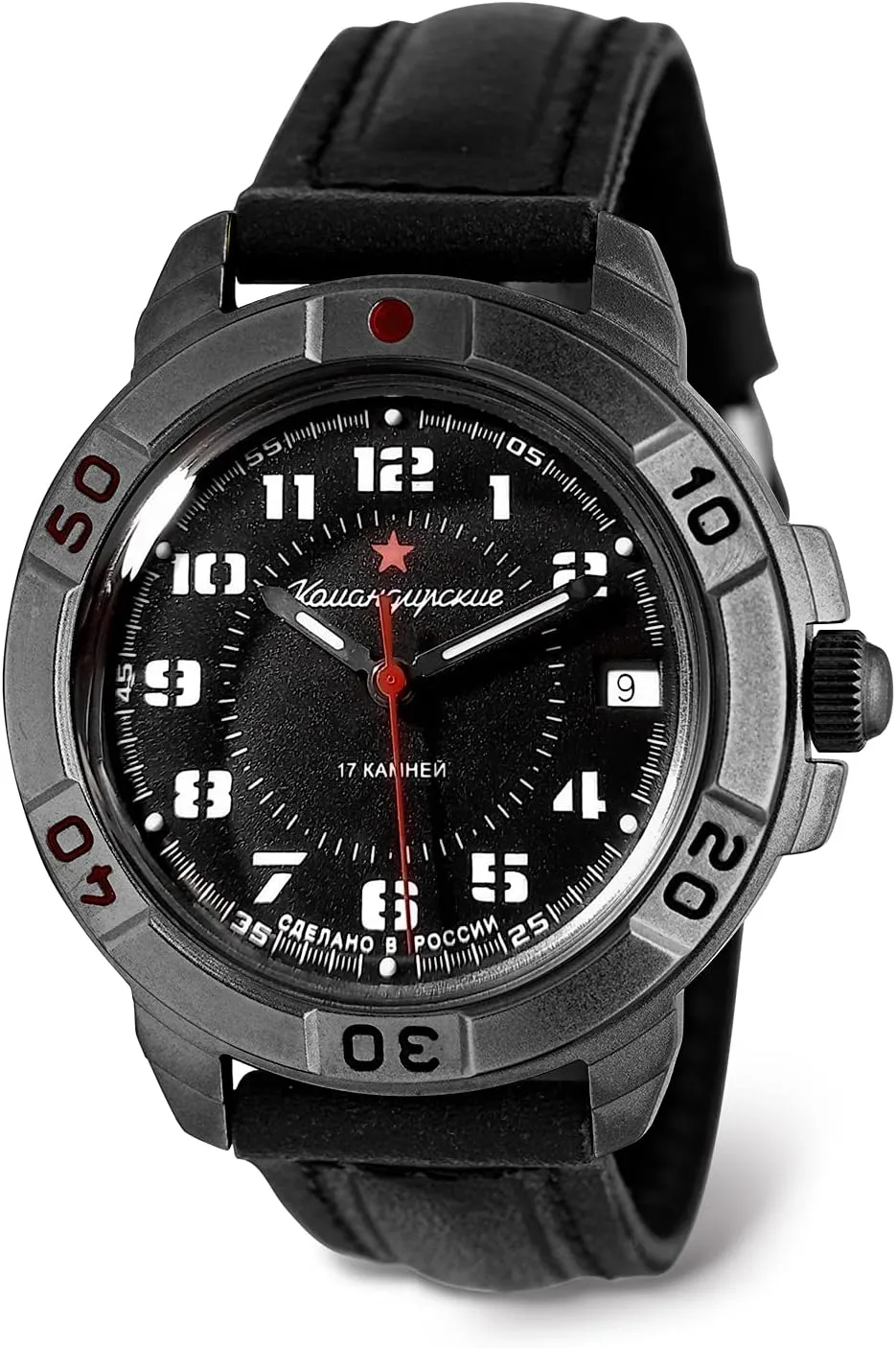 Vostok | Komandirskie Red Star Army Commander Russian Military Mechanical Wrist Watch | Fashion | Business | Casual Men’s Watches | Series 186