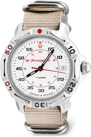 VOSTOK | Komandirskie Russian Army Commander Classic Military Mechanical Wrist Watch | Fashion | Business | Casual Men’s Watches | 171 Series