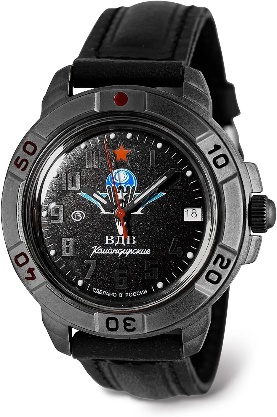 VOSTOK | Komandirskie VDV Airborne Troops Commander Russian Military Mechanical Wrist Watch | Fashion | Business | Casual Men’s Watches | Model Series 288