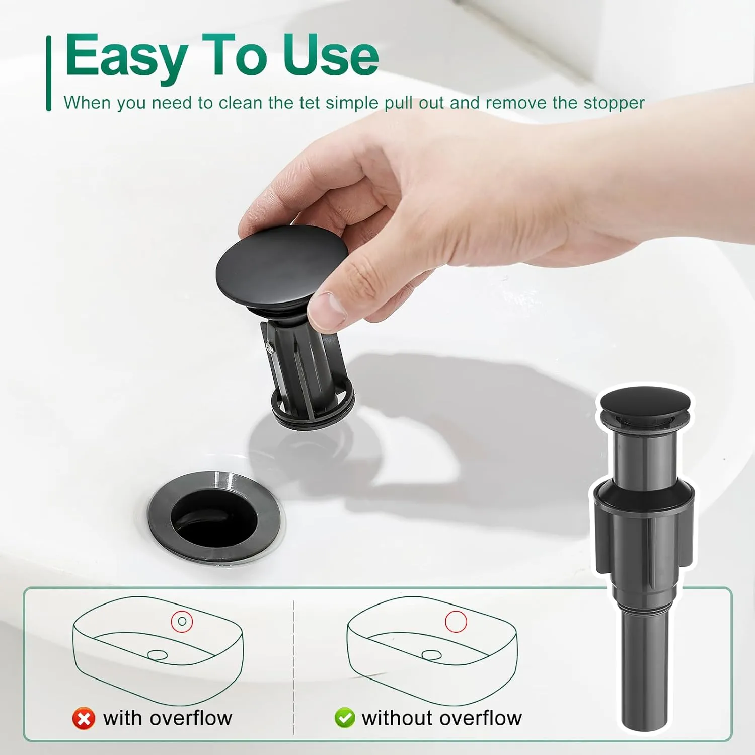 VOTON Vessel Sink Faucet Chrome Modern Tall Bathroom Faucets Single Handle One Hole Rv Vanity Lavatory Bathroom Sink Faucet