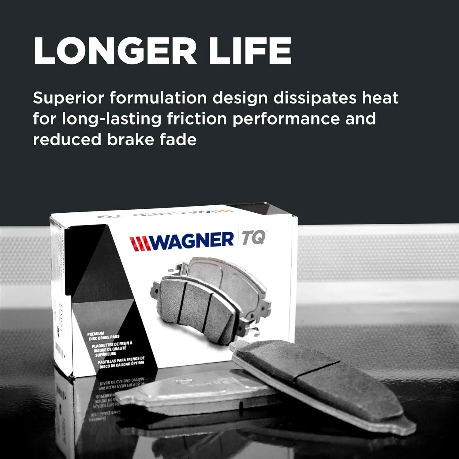 Wagner Brake ThermoQuiet MX918A Semi-Metallic Disc Brake Pad Set