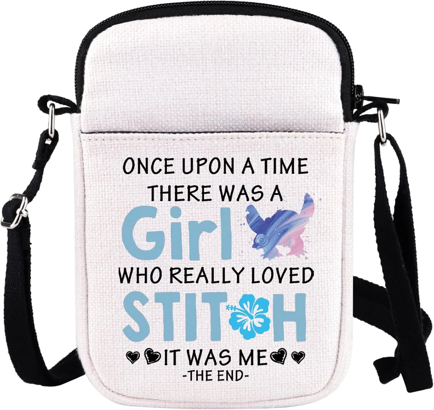 WCGXKO Cartoon Lover Gift There Was A Girl Who Really Loved Cute Themed Tote Bag