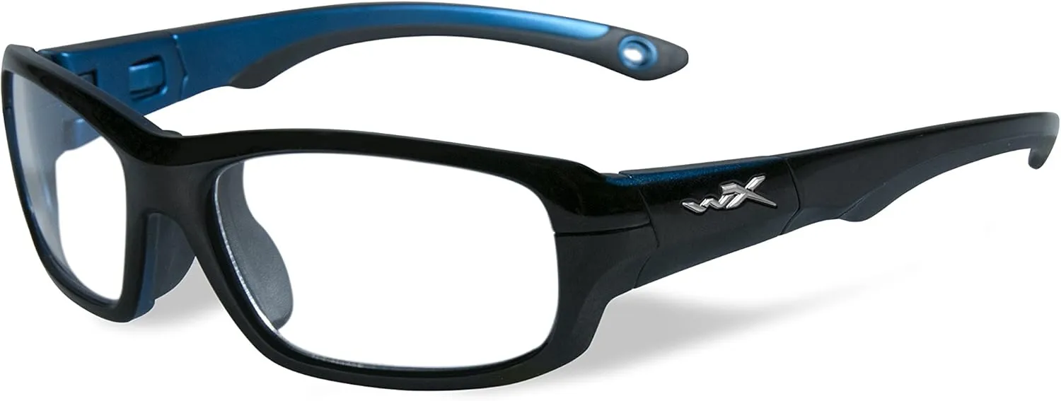 Wiley X Gamer Gloss Black with Metallic Blue Frame