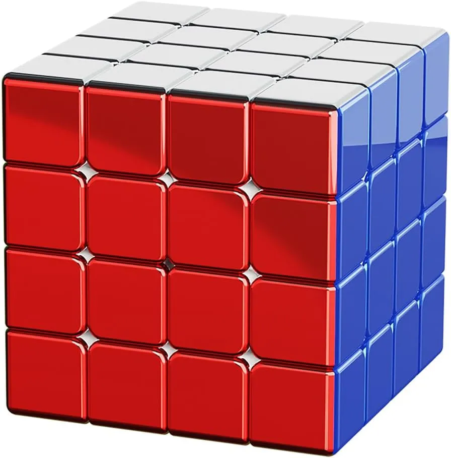 Willking ShengShou Legend 4x4 Metallic Speed Cube Metallic Mirror Reflective 4x4x4 Magic Cube Puzzle
