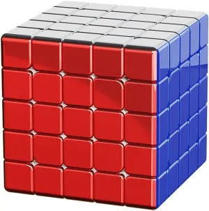 Willking ShengShou Legend 5x5 Metallic Speed Cube Metallic 5x5x5 Magic Cube Puzzle