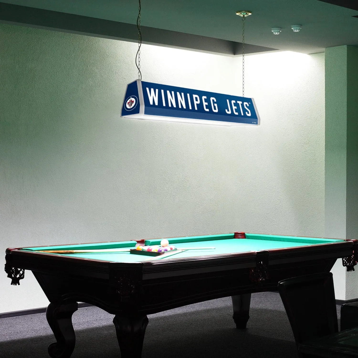 Winnipeg Jets: Standard Pool Table Light