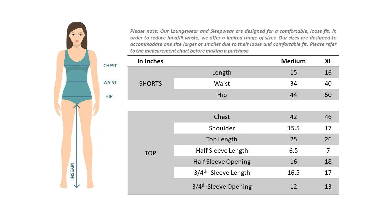 Women Cotton Night suit Shirt and Shorts Co-ord Set I Night Wear | Lounge Wear Set I Solid Colours
