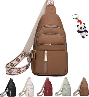 Women's Fashion Casual Solid Color Crossbody Bag, Cross Body Bags, Chest Bag with Adjustable Strap, Small Sling Bag