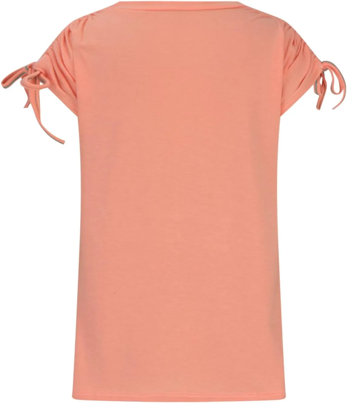 Womens Summer Tops Spring Drawstring Shirts Trendy Vacation Outfits Short Sleeve Tshirts Fashion Casual Blouses