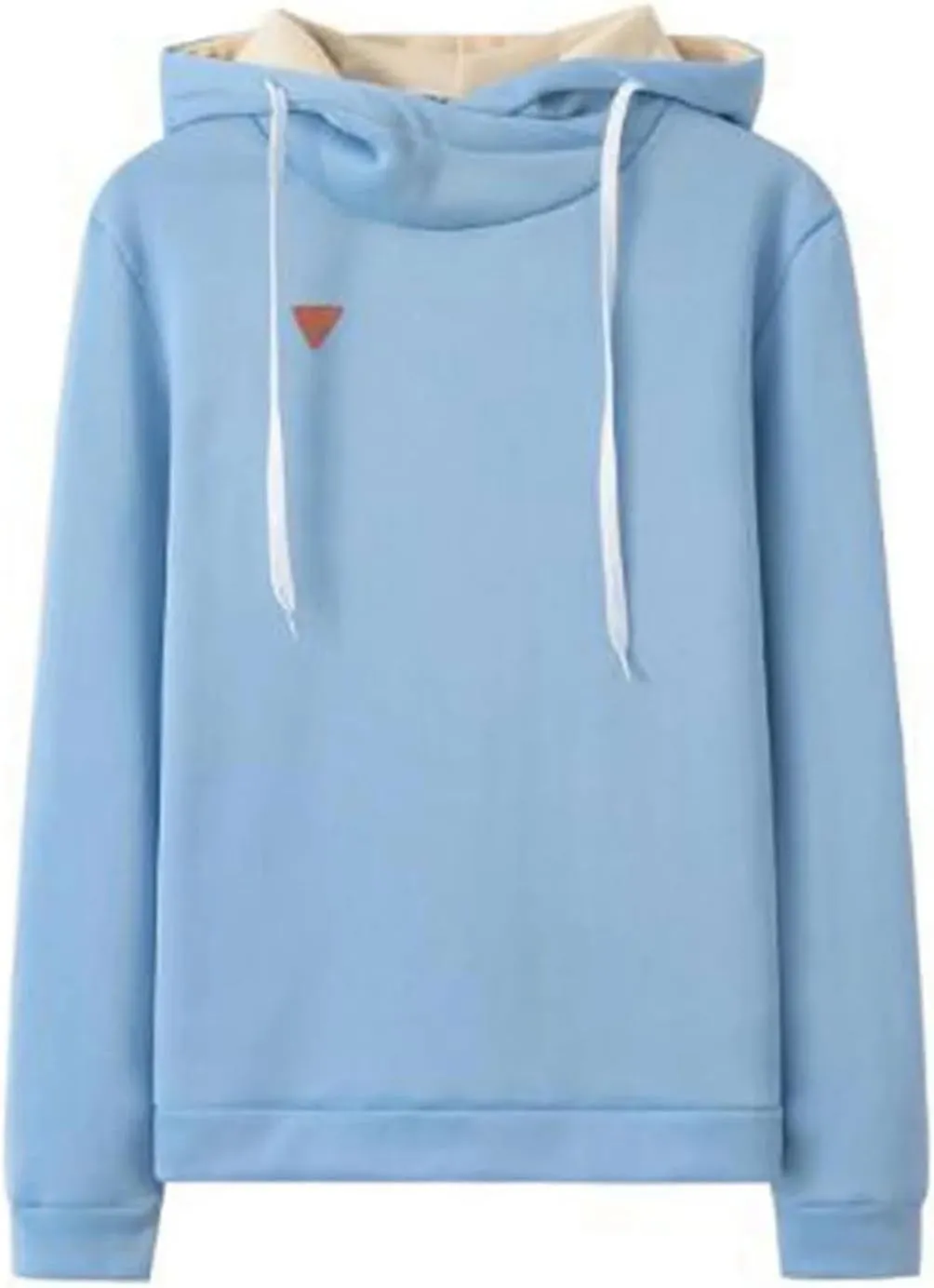 Women's Sweatsuits 2 Piece Cowl Neck Pullover Hoodies Matching Drawstring Waist Pants Tracksuits Longwear Set