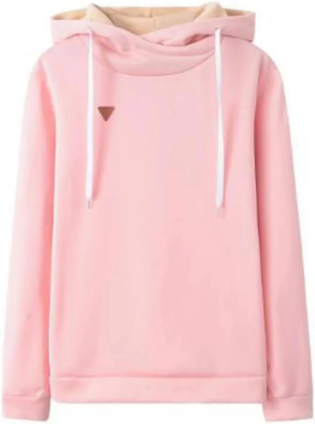 Women's Sweatsuits 2 Piece Cowl Neck Pullover Hoodies Matching Drawstring Waist Pants Tracksuits Longwear Set