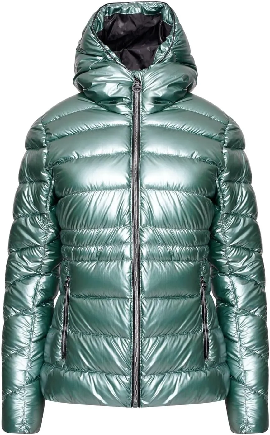 Womens/Ladies Reputable II Metallic Puffer Jacket (4 US) (Duck Green)