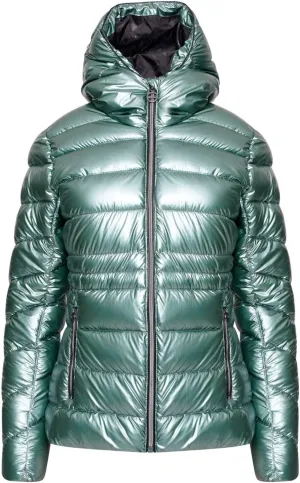 Womens/Ladies Reputable II Metallic Puffer Jacket (4 US) (Duck Green)