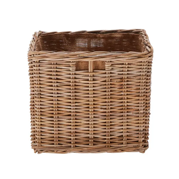 Wovenhill Kubu Rattan Square Log Basket