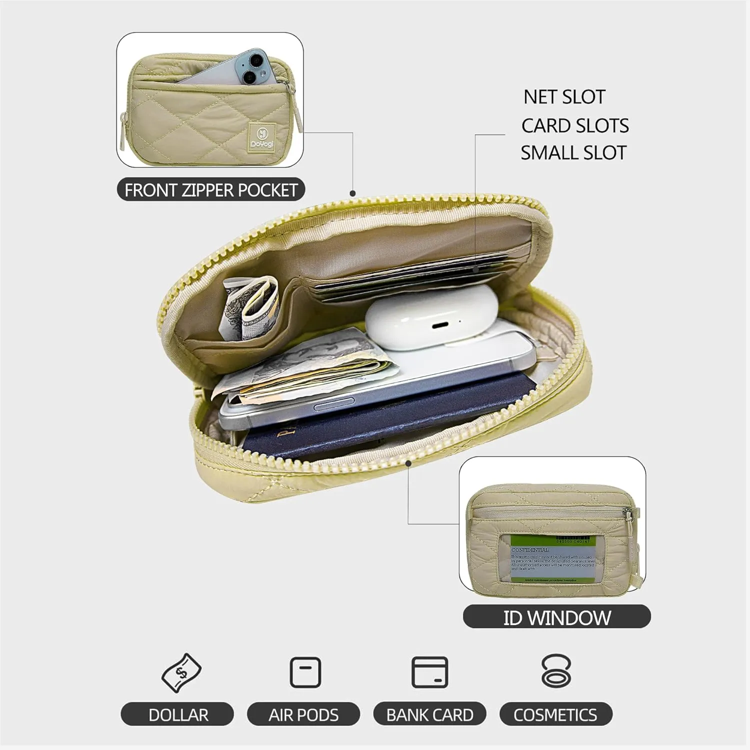 Wristlet Wallets for Women,Small Crossbody Bags Shoulder Handbag,Phone Organizer