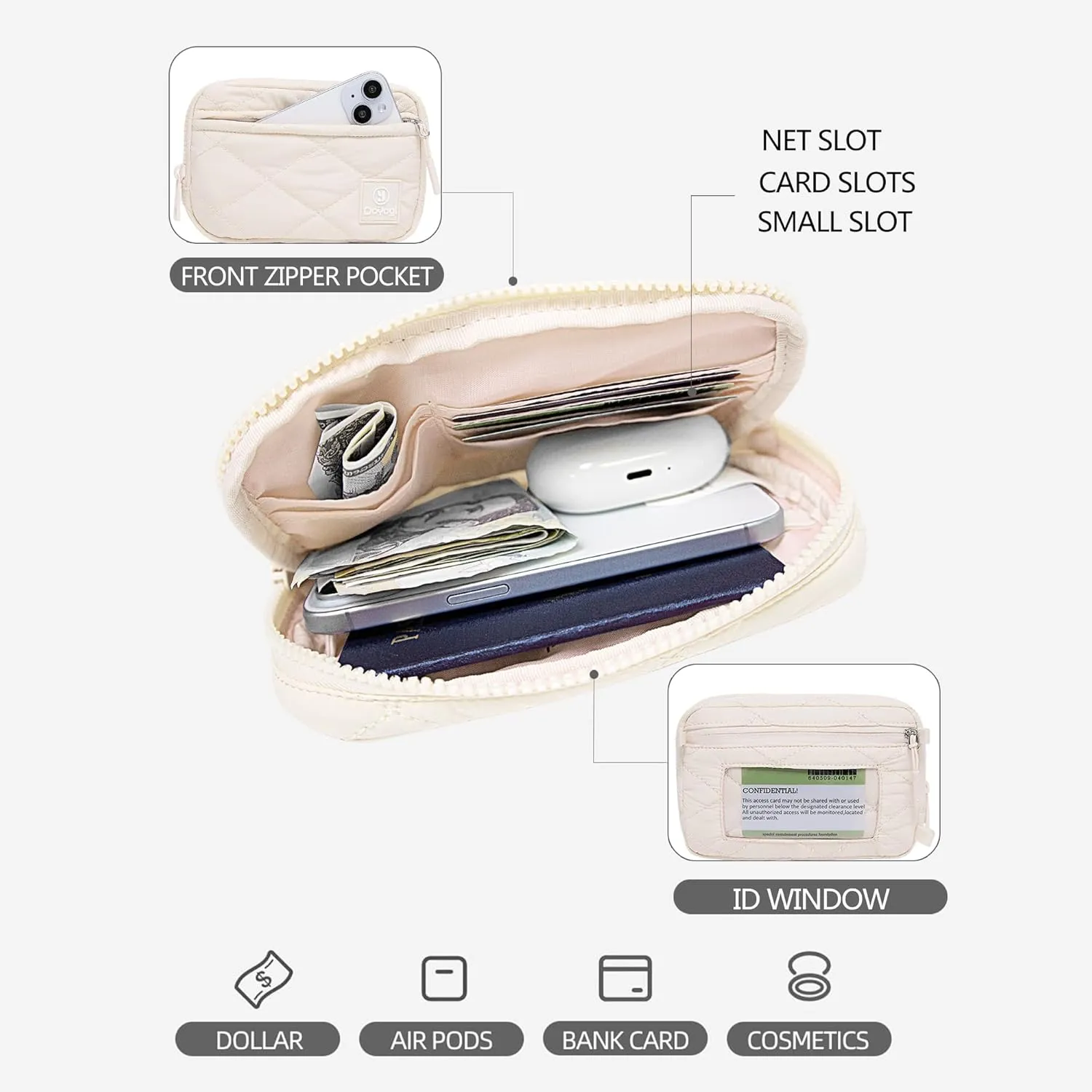 Wristlet Wallets for Women,Small Crossbody Bags Shoulder Handbag,Phone Organizer