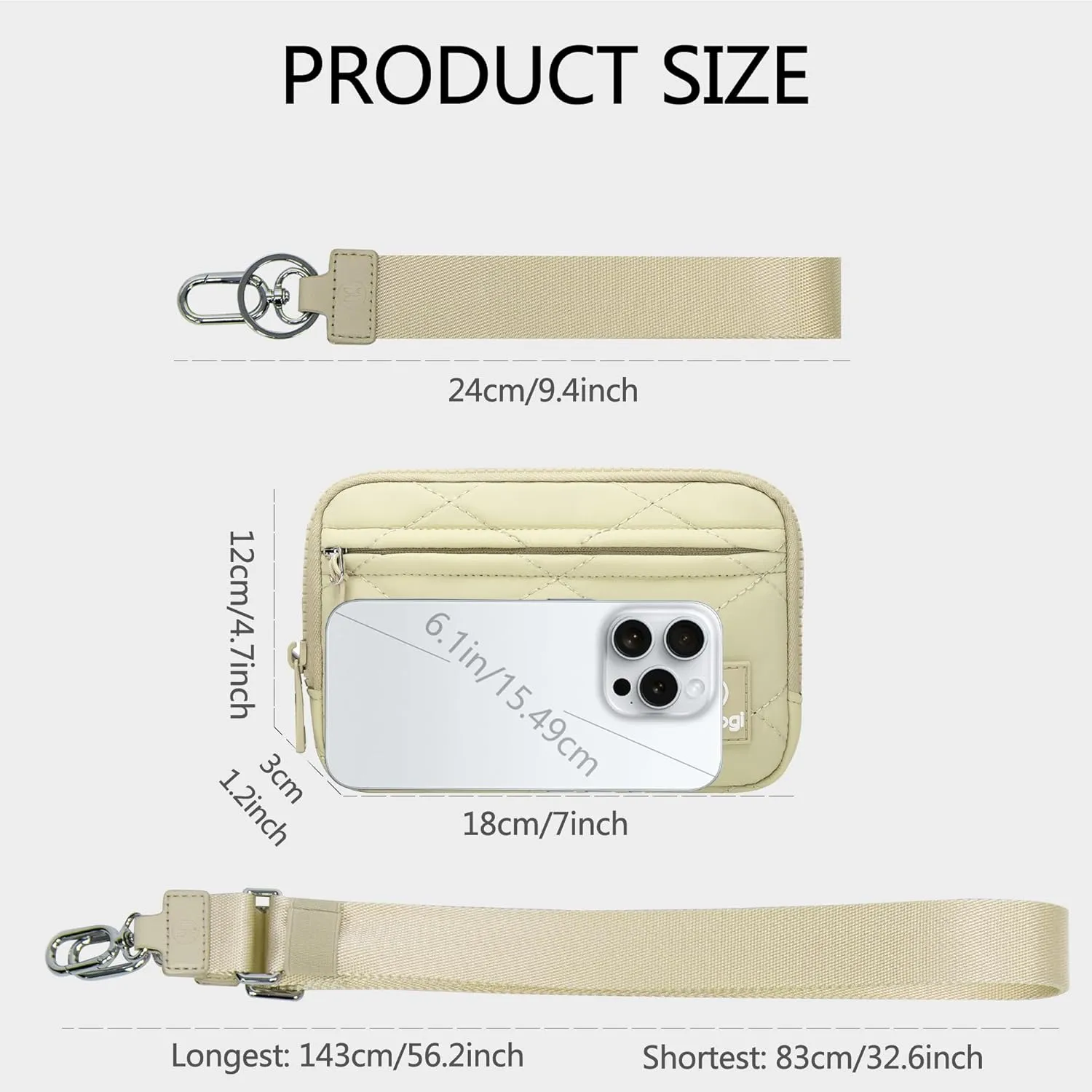 Wristlet Wallets for Women,Small Crossbody Bags Shoulder Handbag,Phone Organizer