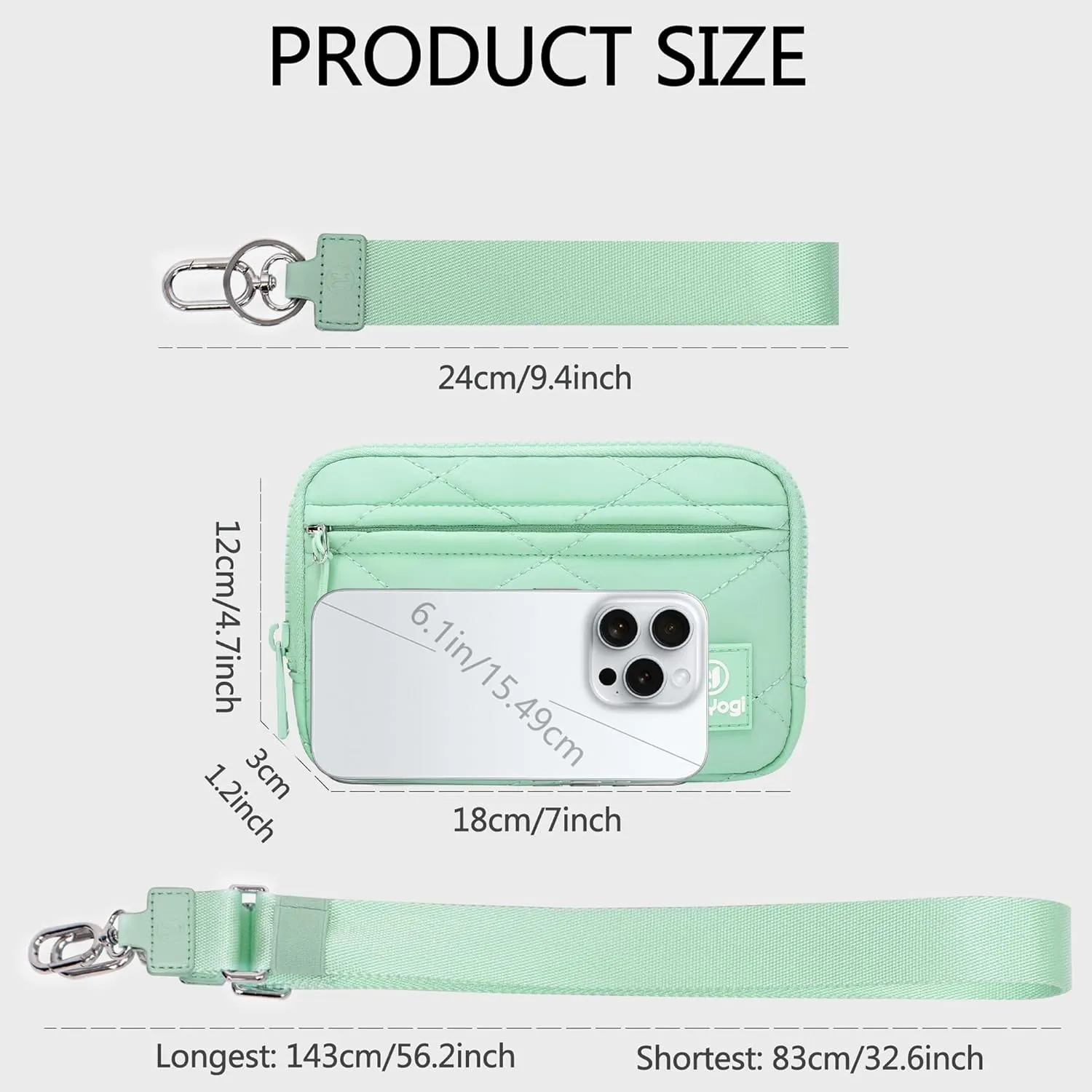 Wristlet Wallets for Women,Small Crossbody Bags Shoulder Handbag,Phone Organizer