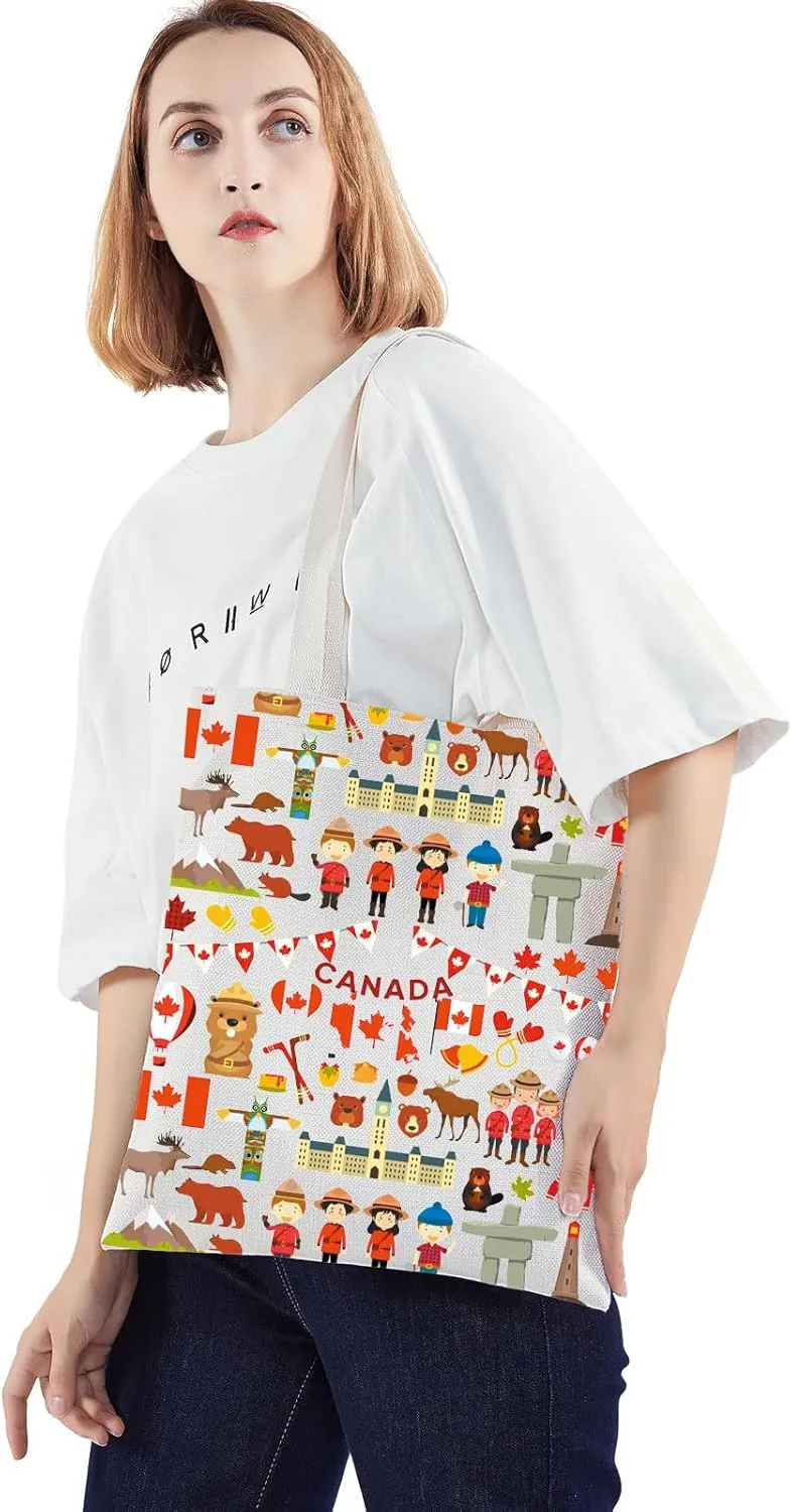 WZMPA Funny Canada Trip Cosmetic Bag - Souvenir Gift Vacation Makeup Zipper Pouch Bag - Travel Merchandise