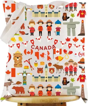 WZMPA Funny Canada Trip Cosmetic Bag - Souvenir Gift Vacation Makeup Zipper Pouch Bag - Travel Merchandise