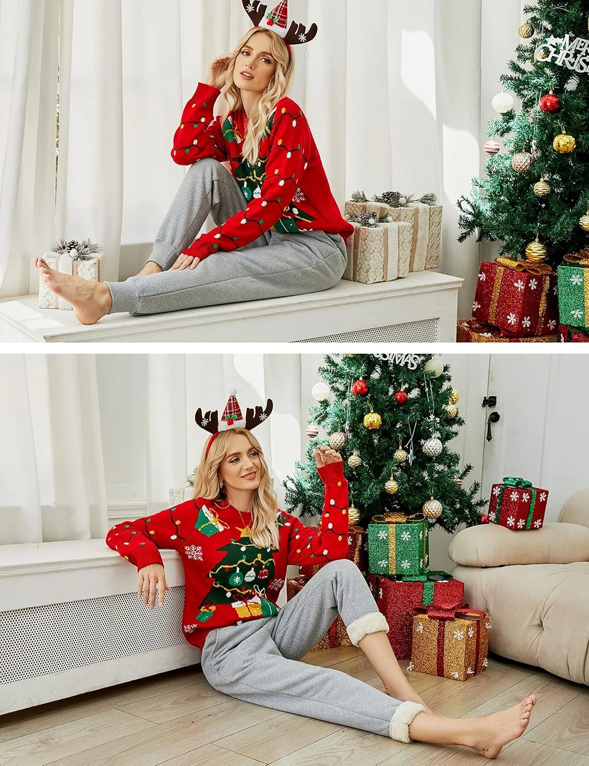 Yeokou Women's Warm Sherpa Lined Athletic Sweatpants Jogger Fleece Pants