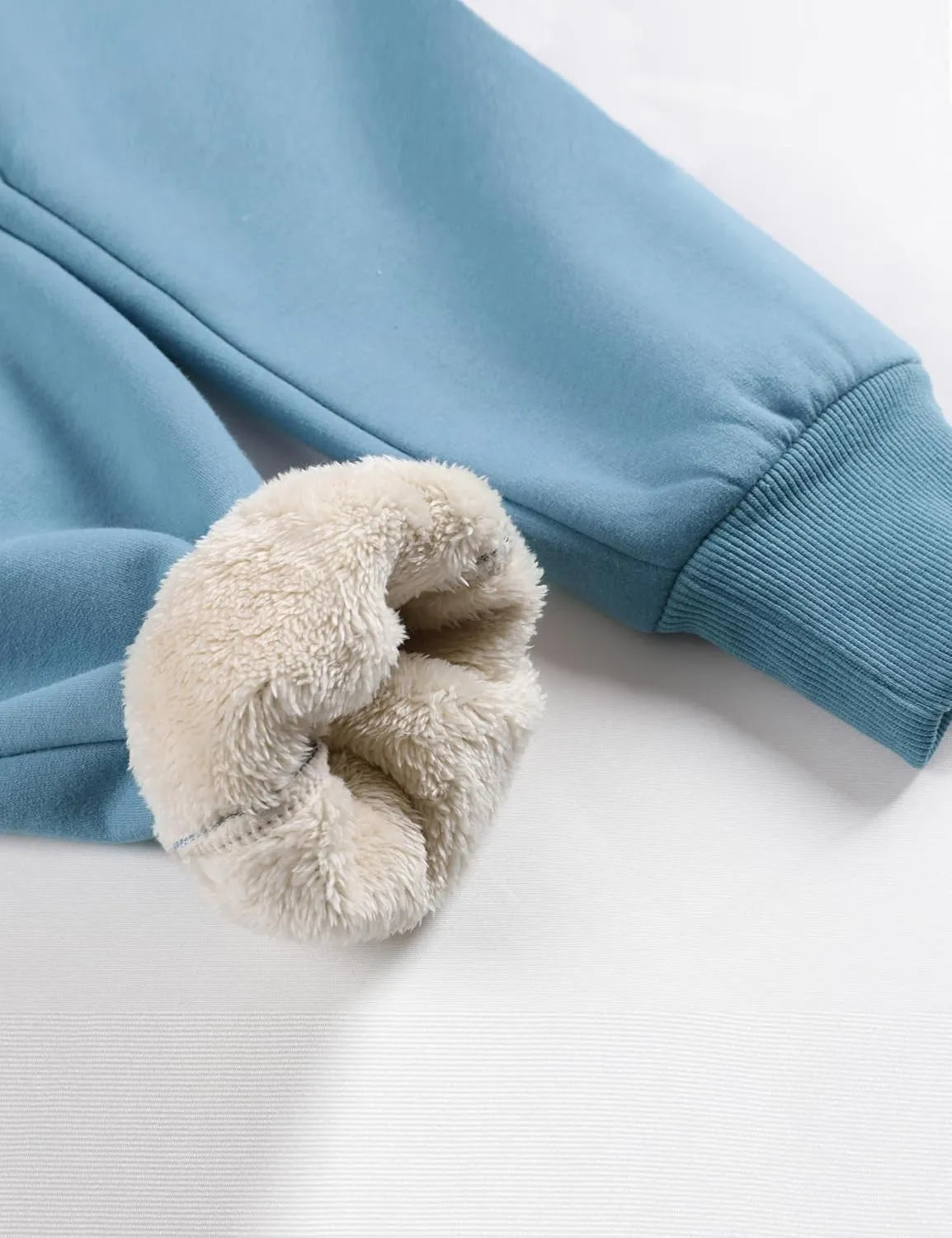 Yeokou Women's Warm Sherpa Lined Athletic Sweatpants Jogger Fleece Pants