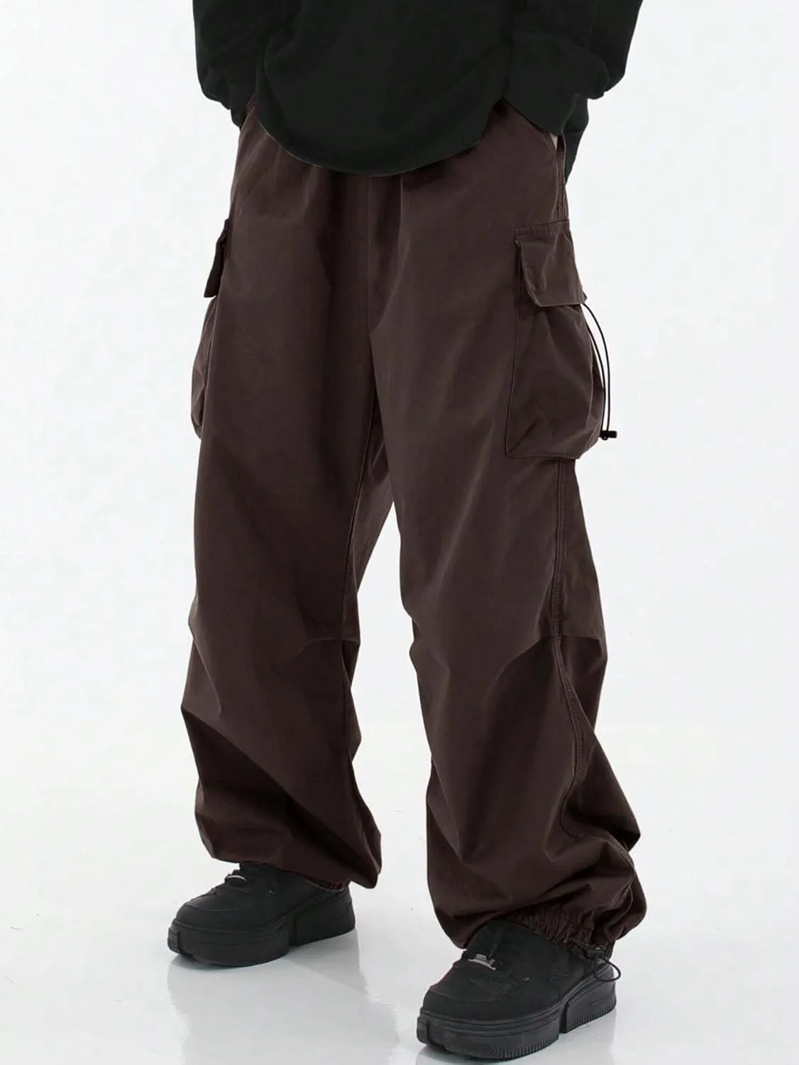 ZAFUL Men's Harem Pants Casual Cargo Pants Lightweight Quick Dry Travel Pants for Beach Yoga Hiking Festivals Streetwear